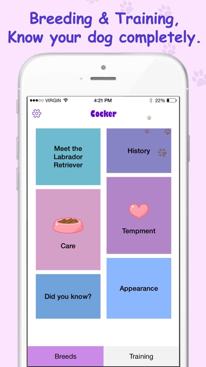 Cocker Training & Breeding App