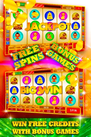 The Roaring Slots: Instant wheel bingo bonuses if you're the bravest lion in the jungle screenshot 2