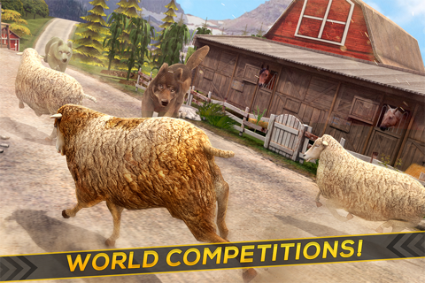 Sheep Racing Adventure in The Tiny Virtual Pet Town screenshot 2