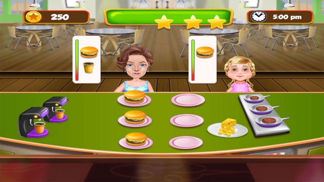 Burger Maker Shop : Rising Cooking Restaurants,Cooking Fever(圖2)-速報App