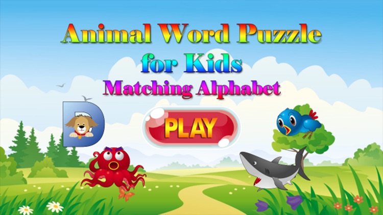 Animal Word Puzzle for Kids - Matching Vocabulary Learning Game screenshot-4