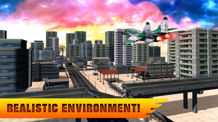 Jet Fighter City Attack