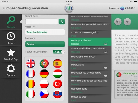 Welding Dictionary HD screenshot 2