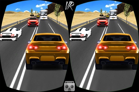 VR Highway Traffic Racing Fever screenshot 4