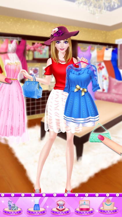 Celebrity Hollywood Fashion: Beauty Spa and Dress Up Game For Kids screenshot-3