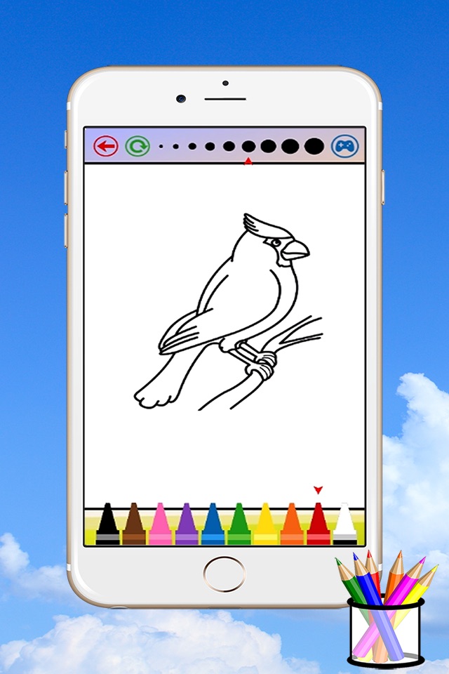 Bird Coloring Book For Kids screenshot 3
