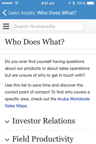 Arubapedia Mobile screenshot 3