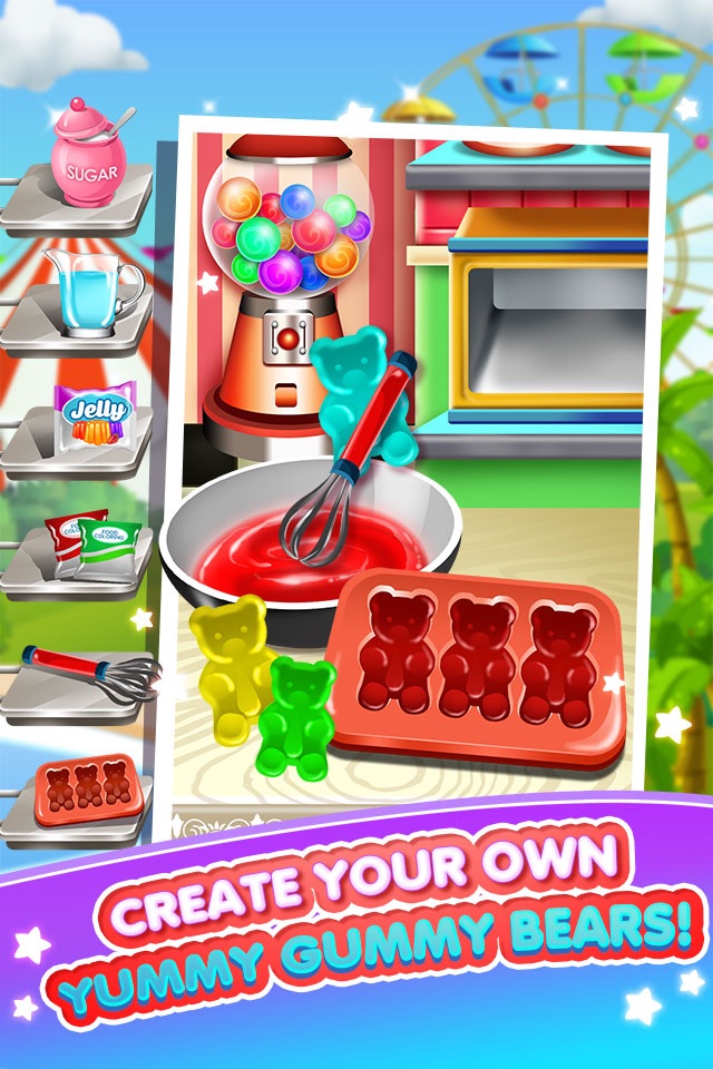 Fair Food Candy Maker Salon - Fun Cake Food Making & Cooking Kids Games for Boys Girls screenshot 4