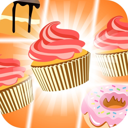 Sweet Bakery Blast -Link a line and Match the Cake and Cookie to win the puzzle games icon
