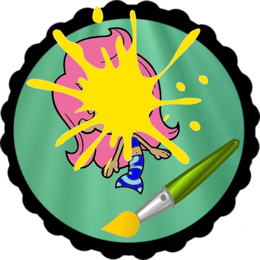 Color For Kid Draw Bubble guppies Version iOS App