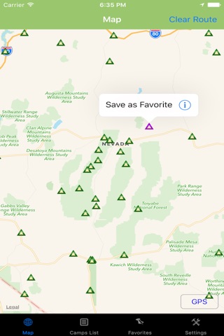 Nevada – Camping & RV spots screenshot 3