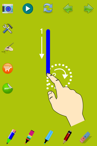 Trace Letters LV 3, Lowercase - náhled