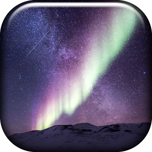 Aurora Borealis Wallpapers HD – Polar Lights Backgrounds and Custom Night Sky Wallpaper Maker icon