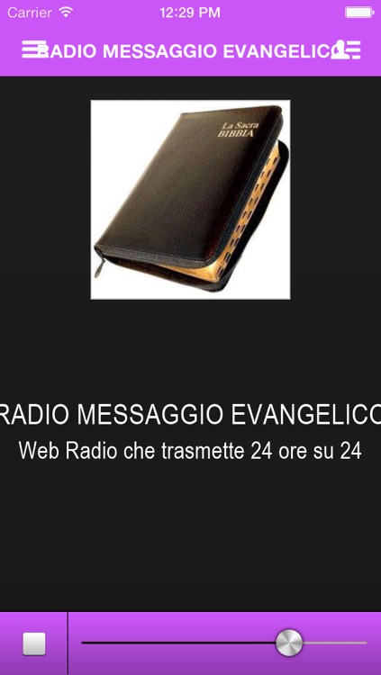 RADIO MESSAGGIO EVANGELICO