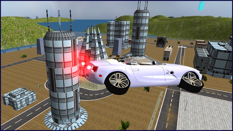 Flying Car Simulator - Futuristic Driving Stunts - Airplane Flight Pilot