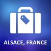 Alsace, France Offline Vector Map