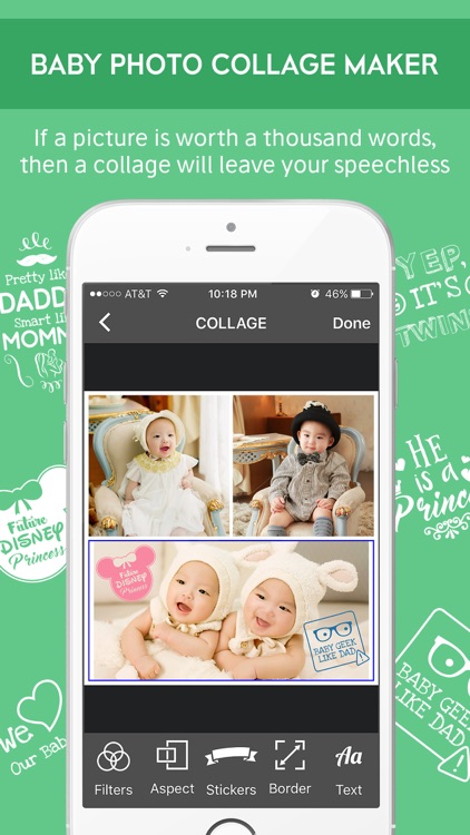 Bump and Baby Apps Free Milestone Photo Editor