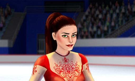 Ice Skating 3D CROWN Icon