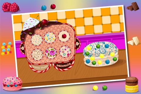 Super Macaron Cookies Bakery – Free Crazy Chef Adventure Biscuits Maker Games for Girls screenshot 4