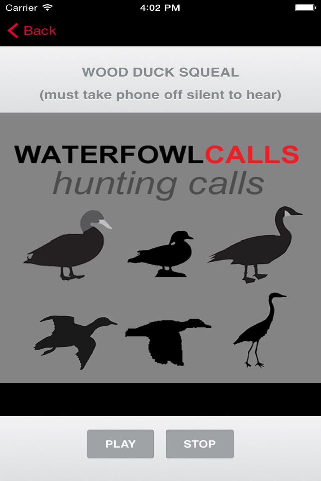 Waterfowl Hunting Calls - The Ultimate Waterfowl Hunting Calls App For Ducks, Geese & Sandhill Cranes - BLUETOOTH COMPATIBLE screenshot 2