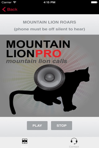 Mountain Lion Hunting Calls - With Bluetooth - Ad Free screenshot 2