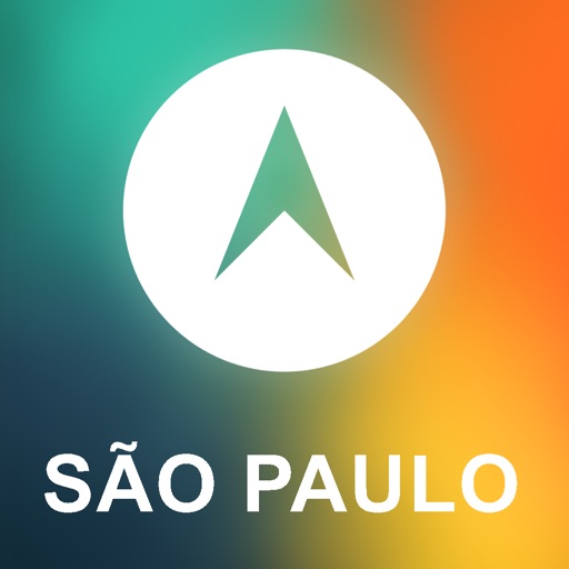 Sao Paulo, Brazil Offline GPS : Car Navigation icon