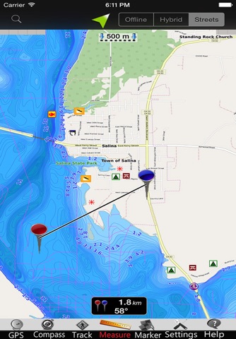 Oklahoma lakes Nautical Charts screenshot 2