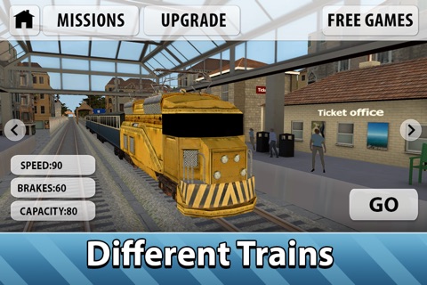 Europe Railway Train Simulator 3D Full screenshot 3