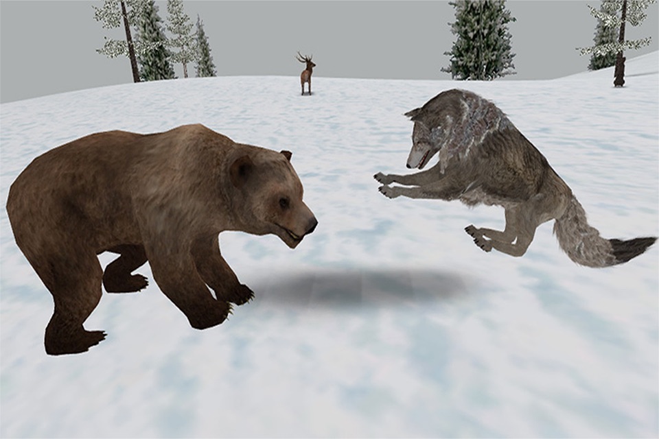 Wolf Simulator 2016. Real Howling Wild Wolves In Virtual Hunting screenshot 4