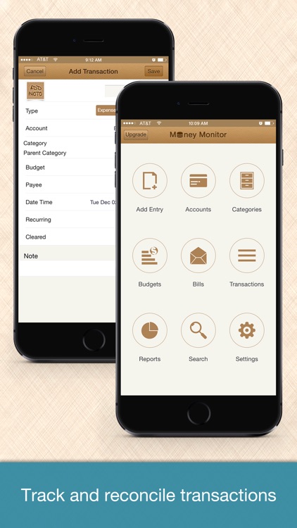 Money Monitor - Account, Budget & Bill Management