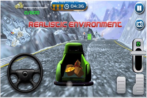 Off-Road Snow Truck Driver Simulator screenshot 2