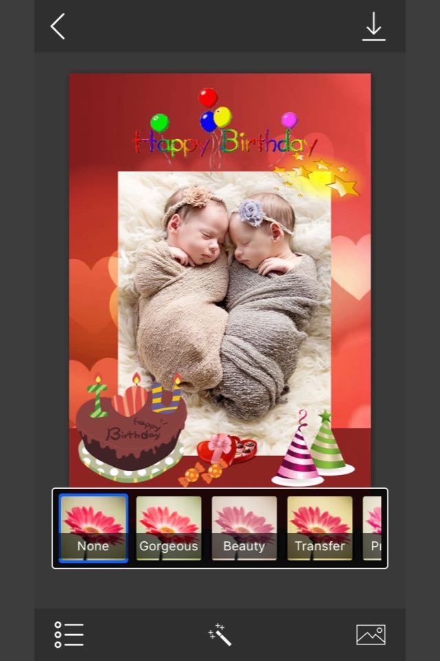 Birthday Greeting Cards - Instant Frame Maker & Photo Editor screenshot 3