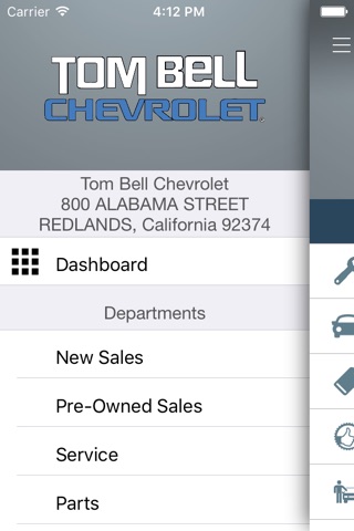 Tom Bell Chevrolet screenshot 2