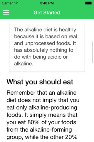 Alkaline Diet Guide screenshot 4