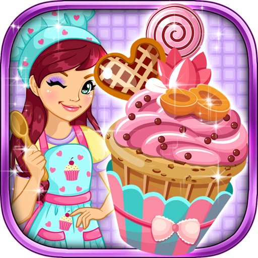 My Cupcake Shop - restaurant story games Icon