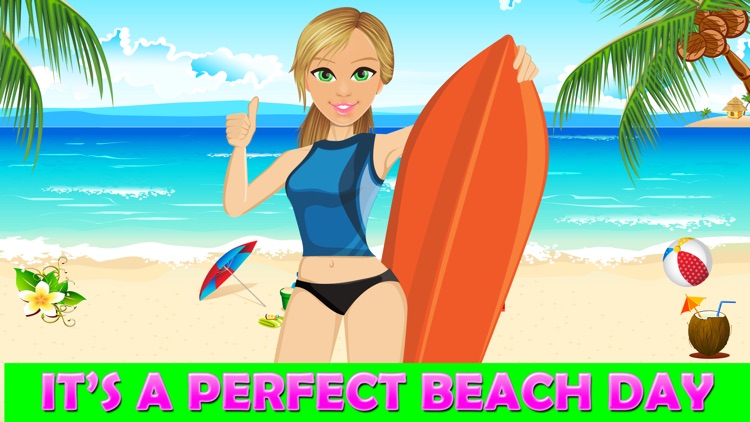 Beach Dress Up- free Princess hot fashion star and salon game for girls & boys screenshot-3