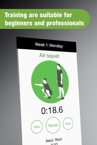 Squats - exercises trainings screenshot 2