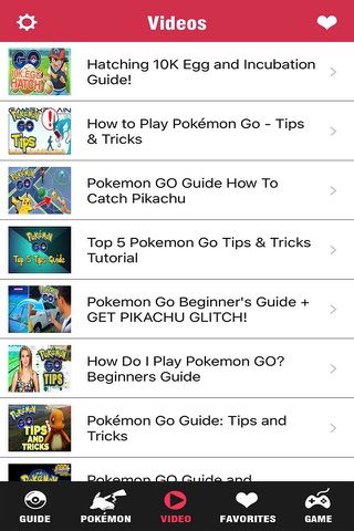 Pocket Guide - for Pokemon GO Walkthrough Tips & Video Guides screenshot 3