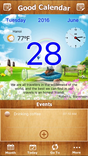 Good Calendar - Beautiful Calendar, To-do List, Weather, Not(圖3)-速報App