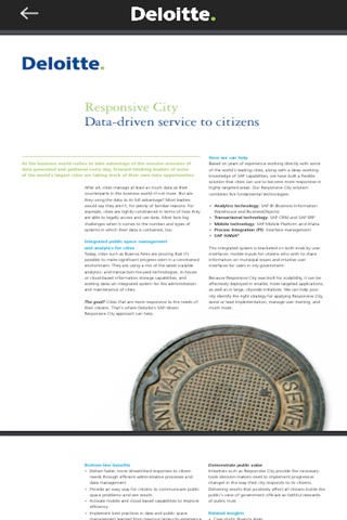 Deloitte RC - Responsive City screenshot 4
