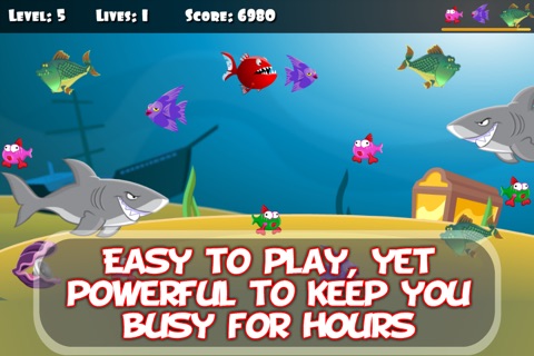 Splashy Hungry Piranha Fish screenshot 2