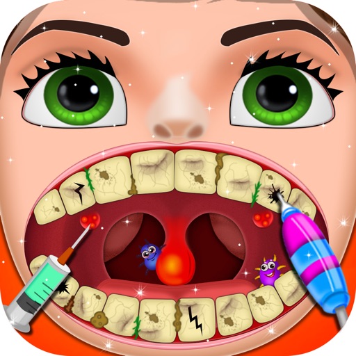 Crazy Dentist Mania game for Kids, girls and toddler