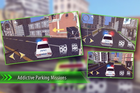 City Trafic Police Car Drive & Parking -Las Vegas Real Driving Test Career Simulator Game screenshot 4