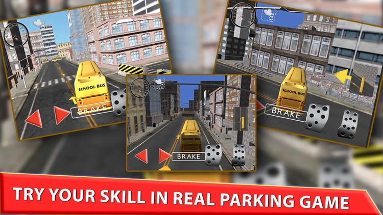 Driving School Bus Parking 2016 - Real Driving Test Career Simulator Game screenshot-3