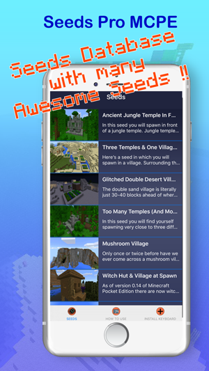 Seeds PE : Free Maps & Worlds for Minecraft Pocket Edition(圖1)-速報App