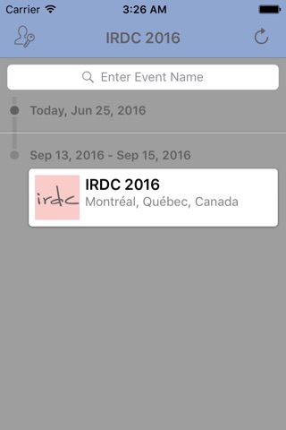 IRDC 2016 screenshot 2