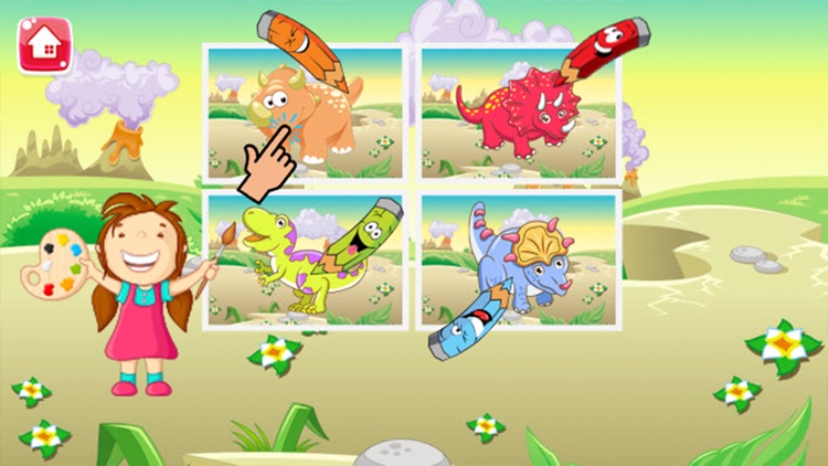 Dinosaur Coloring Book - Dino drawing and painting for kids games screenshot-3