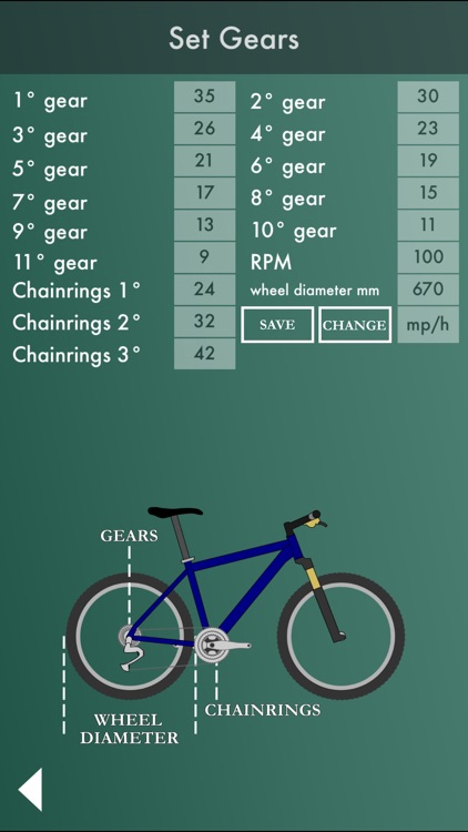 Bike Workshop : Tire Pressure Calculator, Gear Ratio Calculator, and Speedometer screenshot-4
