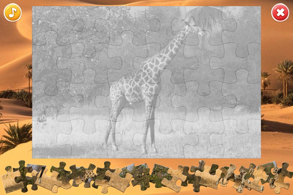African Animals Puzzle screenshot 4