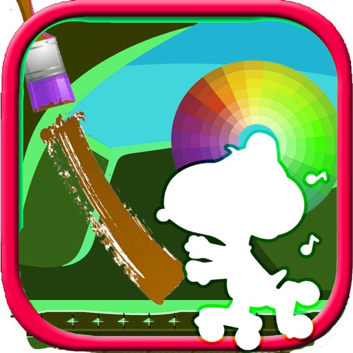 Painting Book Snoopy Games Edition Icon